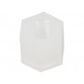 HP-5; Screwed spacer sleeve; hexagonal; polyamide; M3; 5mm; FIX&FASTEN