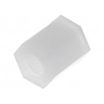 HP-7; Screwed spacer sleeve; hexagonal; polyamide; M3; 7mm; FIX&FASTEN