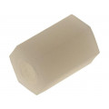 HP-8; Screwed spacer sleeve; hexagonal; polyamide; M3; 8mm; FIX&FASTEN