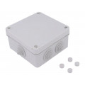32690001; Enclosure: junction box; X: 113mm; Y: 113mm; Z: 58mm; wall mount; SPELSBERG 32690001; Enclosure: junction box; X: 113mm; Y: 113mm; Z: 58mm; wall mount; SPELSBERG