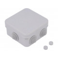 32599001; Enclosure: junction box; X: 90mm; Y: 90mm; Z: 45mm; wall mount; IP55; SPELSBERG 32599001; Enclosure: junction box; X: 90mm; Y: 90mm; Z: 45mm; wall mount; IP55; SPELSBERG