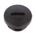 HPM16 BK080; Stopper; M16; Mat: polyamide; black; Pcs: 10; ALPHA WIRE