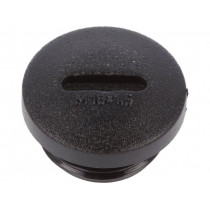 HPM16 BK080; Stopper; M16; Mat: polyamide; black; Pcs: 10; ALPHA WIRE