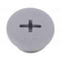 HPM16 SL080; Stopper; M16; Mat: polyamide; dark grey; Pcs: 10; ALPHA WIRE