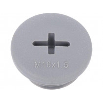 HPM16 SL080; Stopper; M16; Mat: polyamide; dark grey; Pcs: 10; ALPHA WIRE