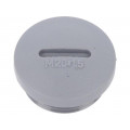 HPM20 SL080; Stopper; M20; Mat: polyamide; dark grey; Pcs: 10; ALPHA WIRE