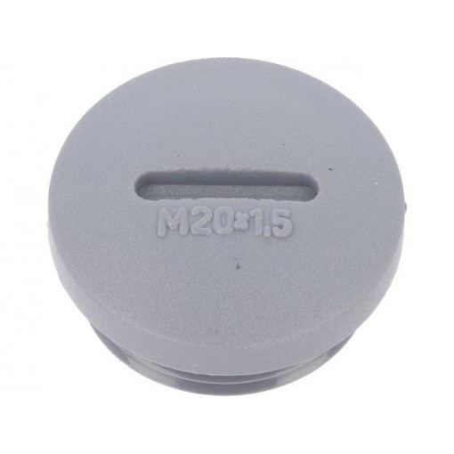 HPM20 SL080; Stopper; M20; Mat: polyamide; dark grey; Pcs: 10; ALPHA WIRE