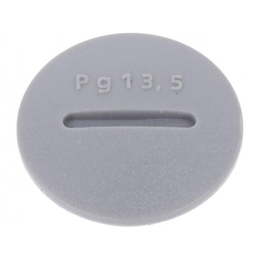 HPP13 SL080; Stopper; PG13,5; Mat: polyamide; dark grey; Pcs: 10; ALPHA WIRE