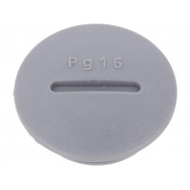 HPP16 SL080; Stopper; PG16; Mat: polyamide; dark grey; Pcs: 10; ALPHA WIRE