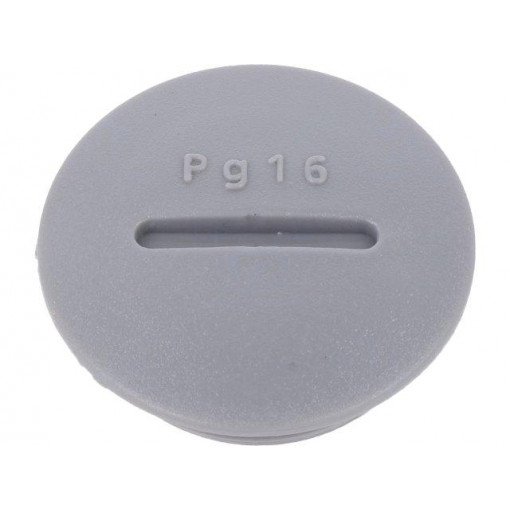 HPP16 SL080; Stopper; PG16; Mat: polyamide; dark grey; Pcs: 10; ALPHA WIRE