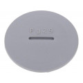 HPP29 SL080; Stopper; PG29; Mat: polyamide; dark grey; Pcs: 10; ALPHA WIRE