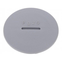 HPP29 SL080; Stopper; PG29; Mat: polyamide; dark grey; Pcs: 10; ALPHA WIRE