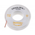 ; Tape: desoldering; rosin; W: 1.27mm; L: 30m; CHEMTRONICS