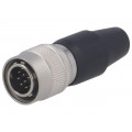 HR10A-10P-12P(73); Plug; Connector: circular; HR10; male; PIN: 12; push-pull; 2A; 26AWG; HIROSE