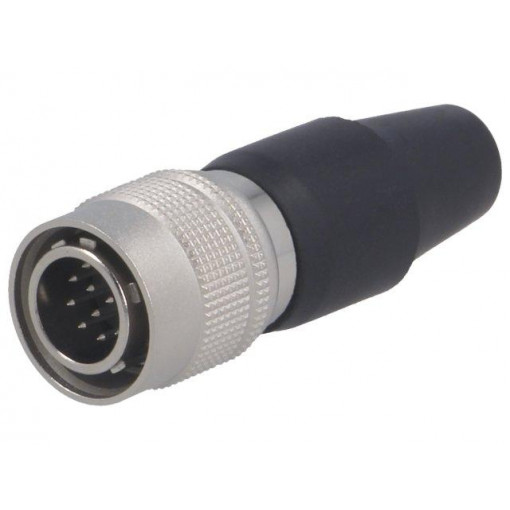 HR10A-10P-12P(73); Plug; Connector: circular; HR10; male; PIN: 12; push-pull; 2A; 26AWG; HIROSE