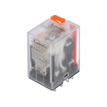 HR604CA024; Relay: electromagnetic; 4PDT; Ucoil: 24VAC; 5A/250VAC; 5A/30VDC; 5A; LOVATO ELECTRIC