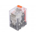 HR604CA230; Relay: electromagnetic; 4PDT; Ucoil: 230VAC; 5A/250VAC; 5A/30VDC; LOVATO ELECTRIC