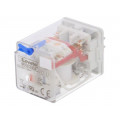 HR702CD024; Relay: electromagnetic; DPDT; Ucoil: 24VDC; 10A/250VAC; 10A/30VDC; LOVATO ELECTRIC