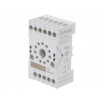 HR7XS2; Socket; PIN: 11; 10A; 250VAC; Mounting: DIN; Series: HR70; LOVATO ELECTRIC