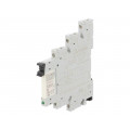 HRA101CE024; Relay: interface; SPDT; Ucoil: 24VDC; Ucoil: 24VAC; 6A; 6A/250VAC; LOVATO ELECTRIC