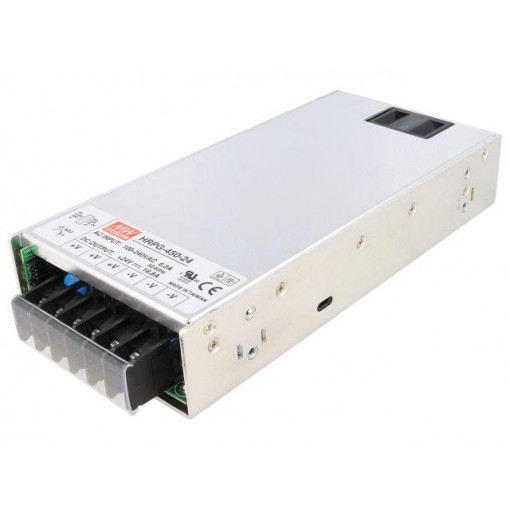 HRPG-450-24; Power supply: switched-mode; modular; 451.2W; 24VDC; 218x105x41mm; MEAN WELL