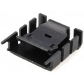 HS-012; Heatsink: moulded; TO220; black; L: 25mm; W: 25mm; H: 9.5mm; 16.6K/W; STONECOLD HS-012; Heatsink: moulded; TO220; black; L: 25mm; W: 25mm; H: 9.5mm; 16.6K/W; STONECOLD