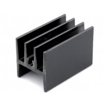 HS-115; Heatsink: extruded; H; TO220; black; L: 25mm; W: 15mm; H: 17mm; STONECOLD HS-115; Heatsink: extruded; H; TO220; black; L: 25mm; W: 15mm; H: 17mm; STONECOLD