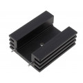 HS-132-38; Heatsink: extruded; TO220; black; L: 38.1mm; W: 32mm; H: 14mm; 11K/W; STONECOLD HS-132-38; Heatsink: extruded; TO220; black; L: 38.1mm; W: 32mm; H: 14mm; 11K/W; STONECOLD
