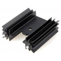 HS-135-38; Heatsink: extruded; TO220; black; L: 38.1mm; 10.8K/W; aluminium; STONECOLD HS-135-38; Heatsink: extruded; TO220; black; L: 38.1mm; 10.8K/W; aluminium; STONECOLD