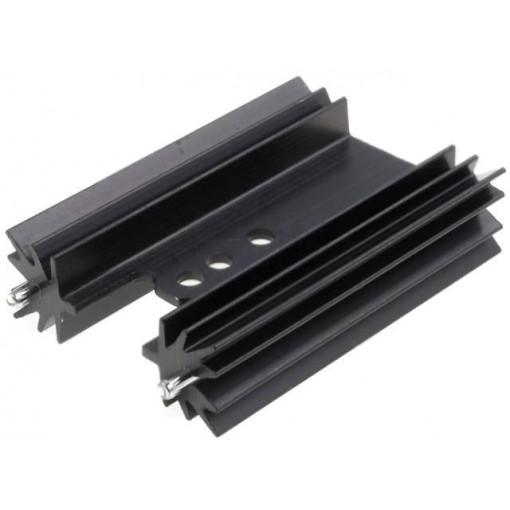 HS-135-50; Heatsink: extruded; TO220; black; L: 50.8mm; 9.1K/W; aluminium; STONECOLD