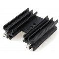 HS-135A-38; Heatsink: extruded; H; TO220; black; L: 38mm; W: 34.5mm; H: 12.5mm; STONECOLD