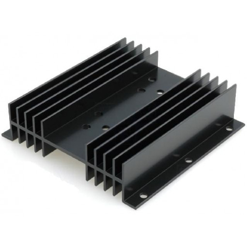 HS-201; Heatsink: extruded; H; TO3; black; L: 100mm; W: 102mm; H: 25mm; STONECOLD