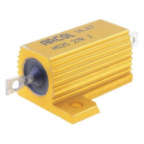 HS25-27RJ; Resistor: wire-wound; with heatsink; screw; 27Ω; 25W; ±5%; ARCOL