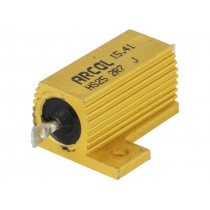 HS25-2R7J; Resistor: wire-wound; with heatsink; screw; 2.7Ω; 25W; ±5%; ARCOL