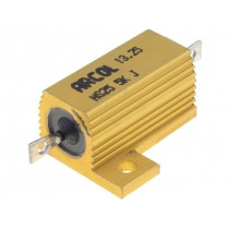 HS25-5KJ; Resistor: wire-wound; with heatsink; screw; 5kΩ; 25W; ±5%; 25ppm/°C; ARCOL