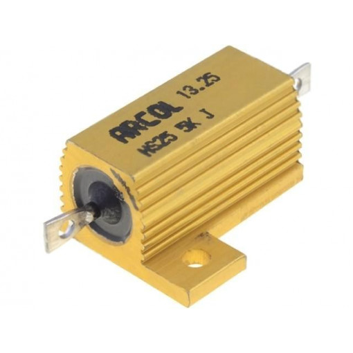 HS25-5KJ; Resistor: wire-wound; with heatsink; screw; 5kΩ; 25W; ±5%; 25ppm/°C; ARCOL