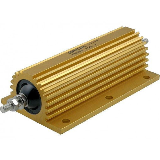 HS300 1R0 J; Resistor: wire-wound; with heatsink; screw; 1Ω; 300W; ±5%; ARCOL