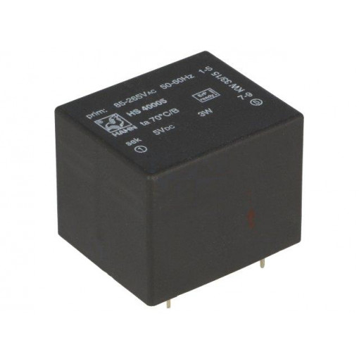 HS 40005; Power supply: switched-mode; modular; 3W; 5VDC; max.70°C; OUT: 1; HAHN