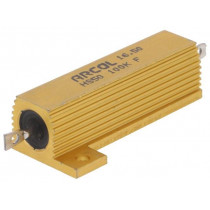 HS50-100KF; Resistor: wire-wound; with heatsink; screw; 100kΩ; 50W; ±1%; ARCOL
