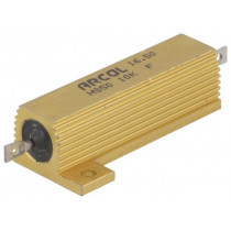 HS50-10KF; Resistor: wire-wound; with heatsink; screw; 10kΩ; 50W; ±1%; ARCOL