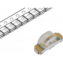 HSMC-C110; LED; SMD; 1206; red; 28.5÷90mcd; 3.2x1.5x1mm; 130°; 1.9÷2.4V; 20mA; BROADCOM (AVAGO)