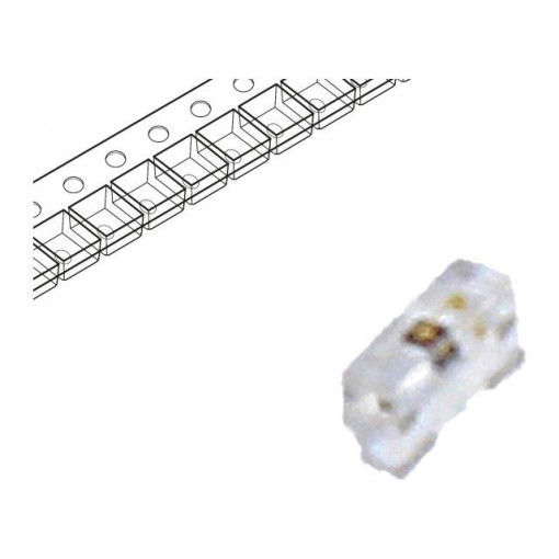 HSME-C230; LED; SMD; 0402; green; 28.5mcd; 1x0.55x0.3mm; 140°; 1.6÷2.4V; 20mA; BROADCOM (AVAGO)