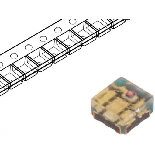 HSMF-C116; LED; SMD; 0404,CSP; RGB; 1.05x1.05x0.65mm; 140°; 10/5/5mA; BROADCOM (AVAGO)