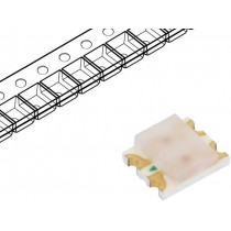 HSMF-C157; LED; SMD; 1210; orange/green; 3.2x2.7x1.1mm; 170°; 20mA; 65/65mW; BROADCOM (AVAGO)