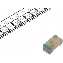 HSMF-C166; LED; SMD; 0603; yellow/green; 1.6x0.8x0.5mm; 120°; 20mA; 52/52mW; BROADCOM (AVAGO)