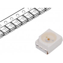 HSMG-A100-H01J1; LED; SMD; 3528,PLCC2; green; 2.8÷8mcd; 3.5x2.8x1.9mm; 120°; 20mA; BROADCOM (AVAGO)