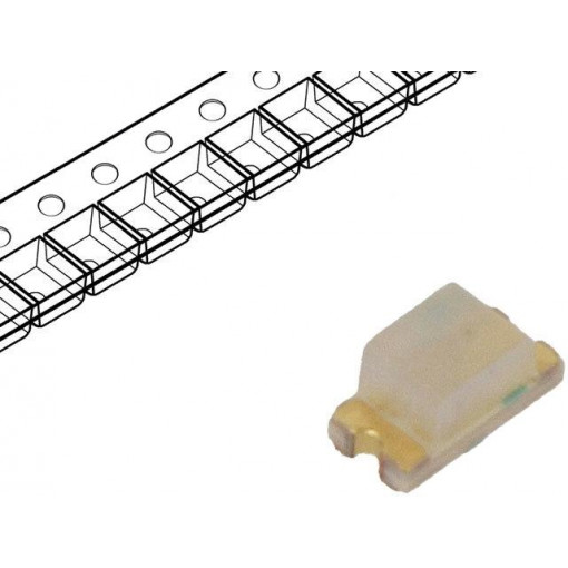 HSMQ-C190; LED; SMD; 0603; green; 45÷145mcd; 1.6x0.8x0.8mm; 140°; 3.4÷3.9V; BROADCOM (AVAGO)