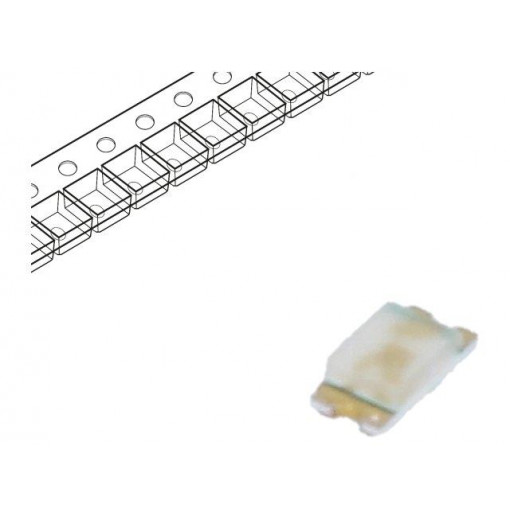 HSMR-C130; LED; SMD; 0603; blue; 18÷55mcd; 1.6x0.8x0.35mm; 145°; 3.4÷3.9V; 20mA; BROADCOM (AVAGO)
