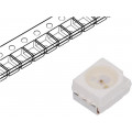 HSMS-A100-J00J1; LED; SMD; 3528,PLCC2; red; 4.5÷15mcd; 3.5x2.8x1.9mm; 120°; 2.2÷2.6V; BROADCOM (AVAGO)