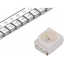 HSMY-A100-J00J1; LED; SMD; 3528,PLCC2; yellow; 4.5÷12mcd; 3.5x2.8x1.9mm; 120°; 20mA; BROADCOM (AVAGO)